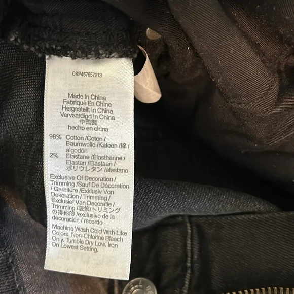 Madewell Women's Straight Leg Jeans - Washed Black - Picture 6 of 6